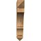 Ekena Millwork Balboa Arts & Crafts Rough Sawn Bracket, Western Red Cedar, 4"W x 24"D x 24"H BKT04X24X24BOA03RWR - alternate 3
